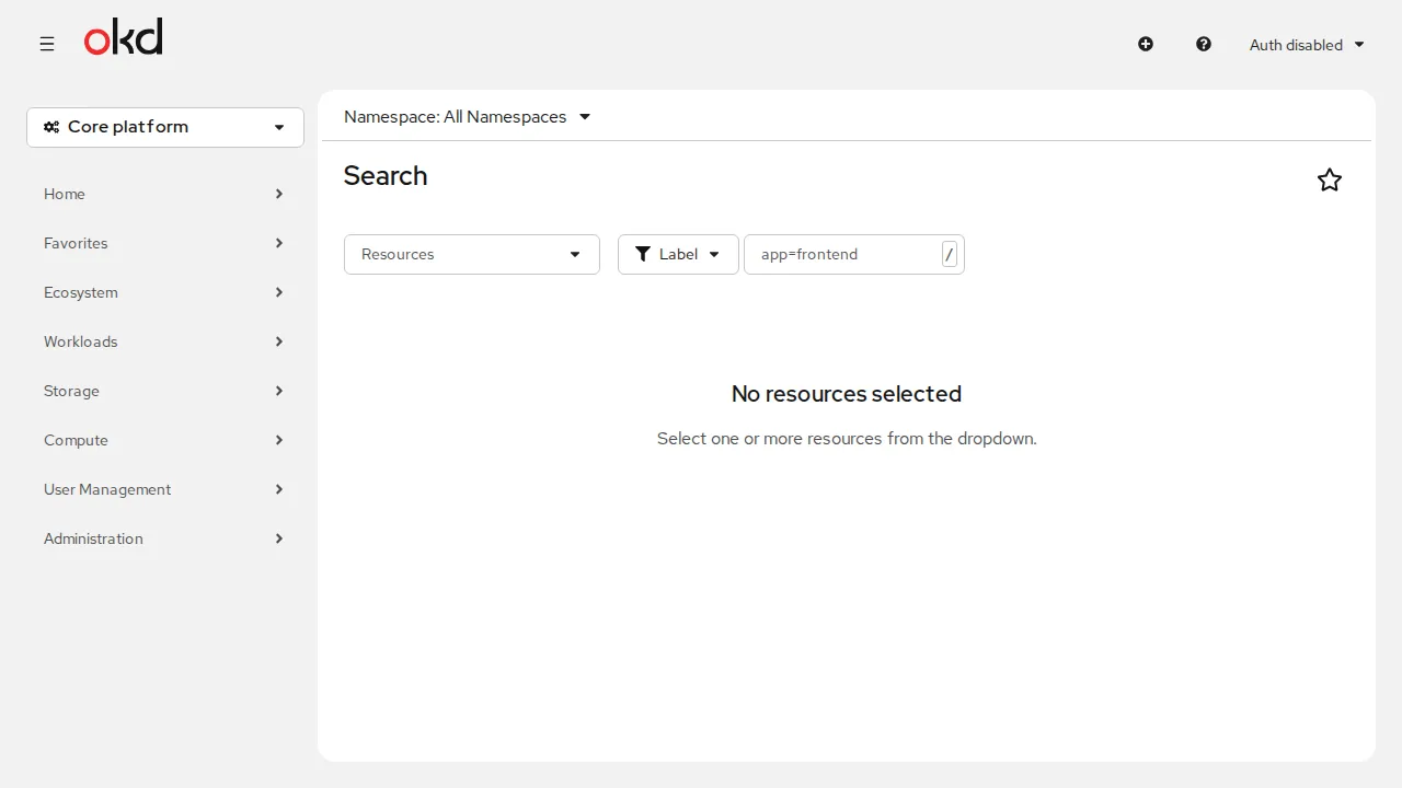 OpenShift Console running on vanilla Kubernetes